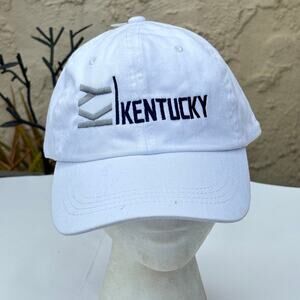 White & Black Kentucky Men's Hat